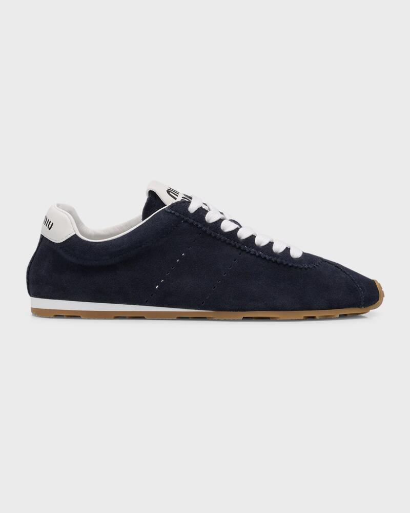 Miu Miu Suede Bicolor Retro Trainer Sneakers Cover