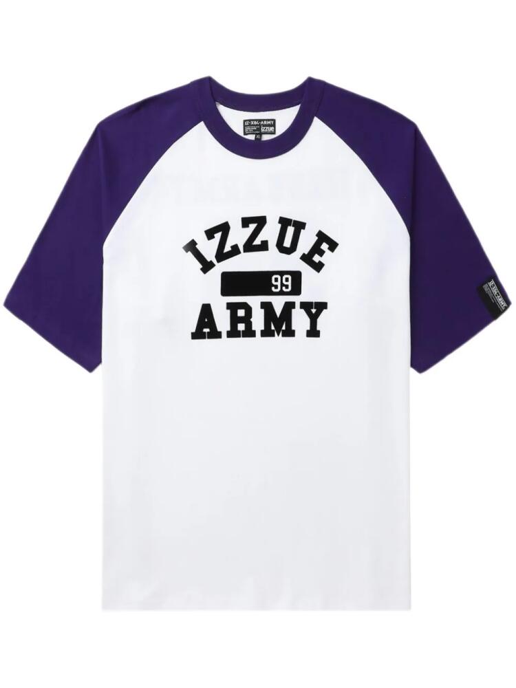 izzue logo-print cotton T-shirt - White Cover