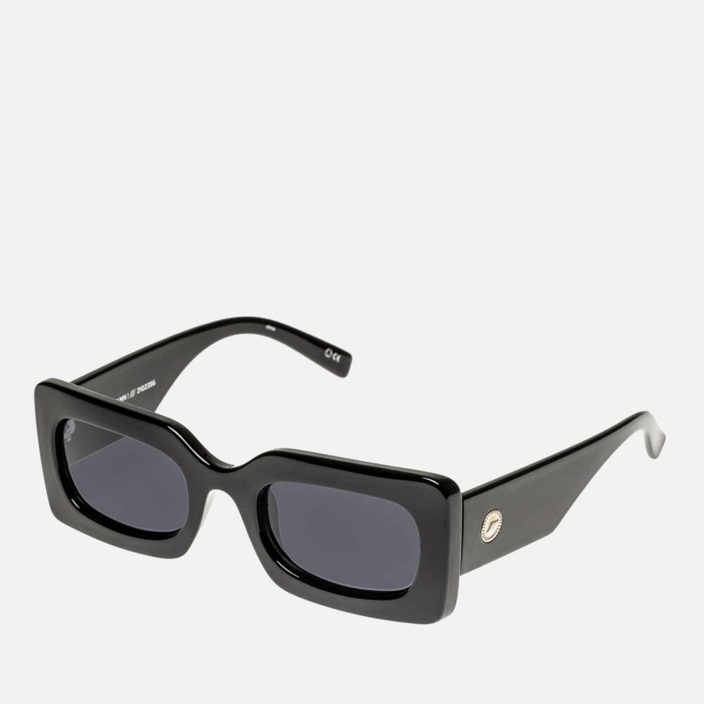 Le Specs OH DAMN! Acetate Rectangle-Frame Sunglasses Cover