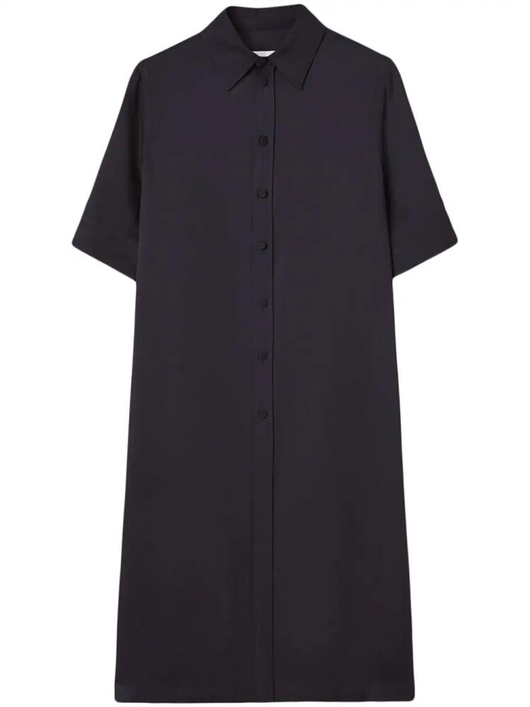 Jil Sander short-sleeve midi shirtdress - Blue Cover