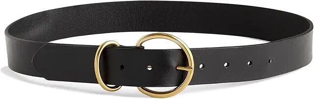 Madewell Connected Keeper Belt (True Black) Belts Cover