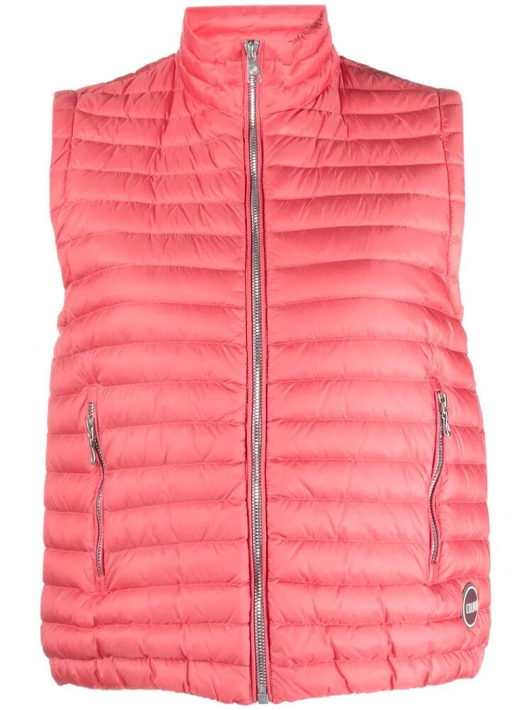 Colmar padded down gilet - Pink Cover