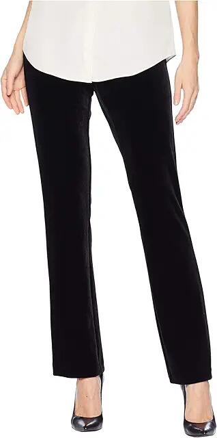 Krazy Larry Long Velvet Pull-On Pants (Black) Women's Casual Pants Cover