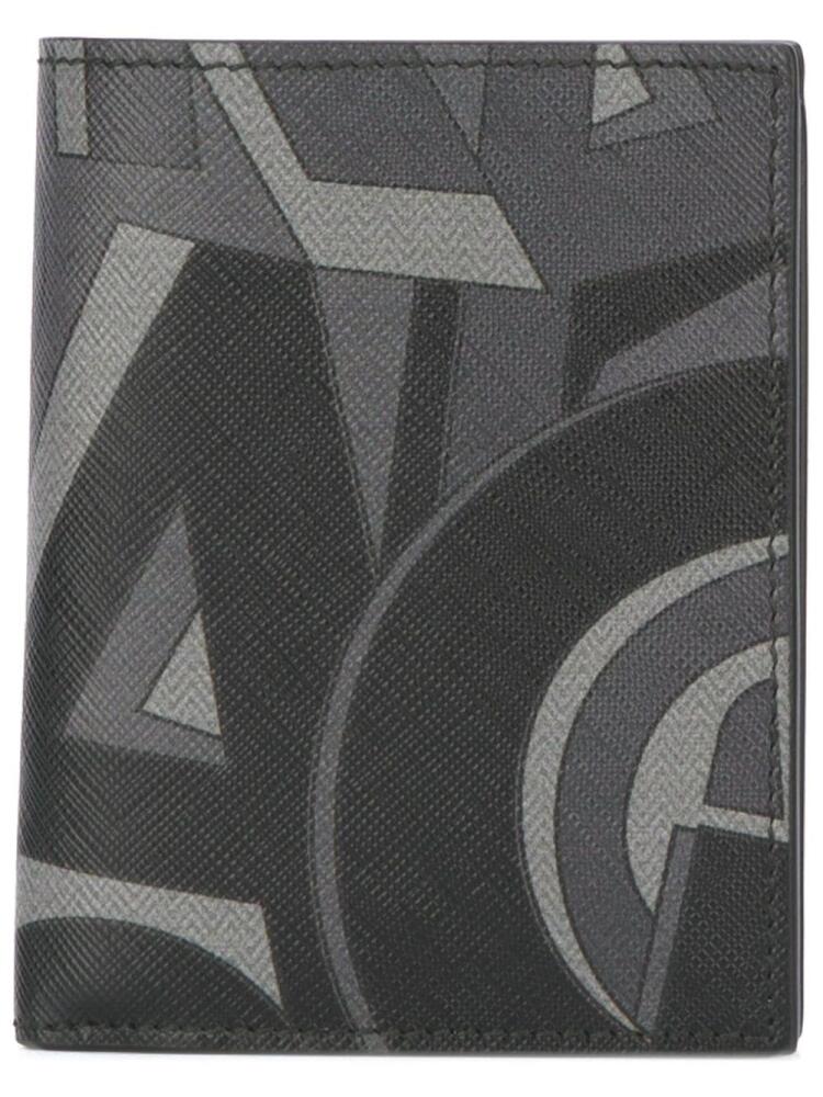 Ferragamo printed flat wallet - Black Cover