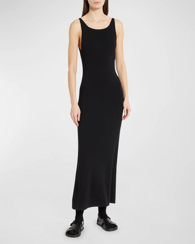 THE ROW Florio Sleeveless Maxi Wool Dress Cover