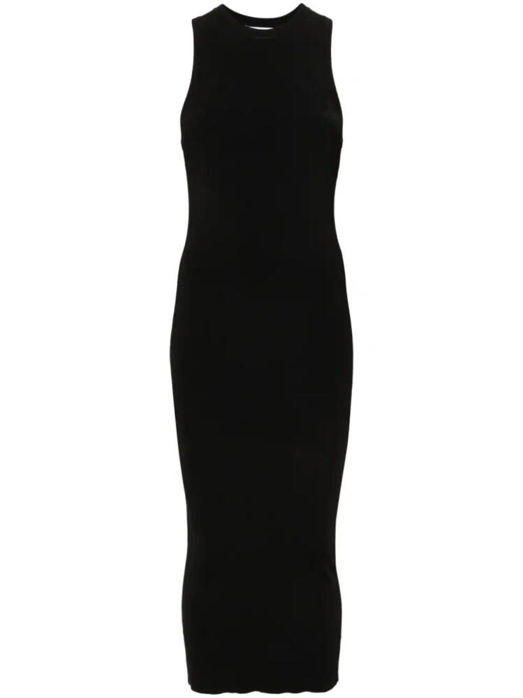 IRO Treva ribbed-knit midi dress - Black Cover