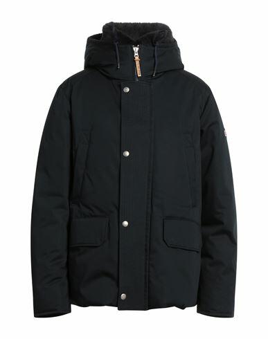 Holubar Man Puffer Navy blue Cotton, Polyurethane Cover