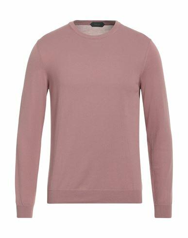 Zanone Man Sweater Blush Cotton Cover