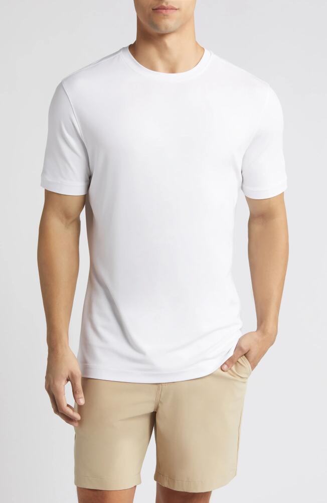 Mizzen+Main Knox Solid White Performance T-Shirt Cover