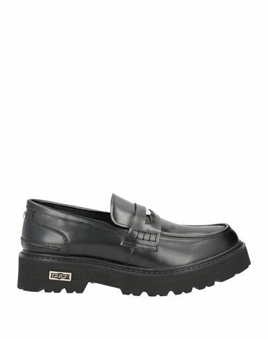 Cult Man Loafers Black Leather Cover