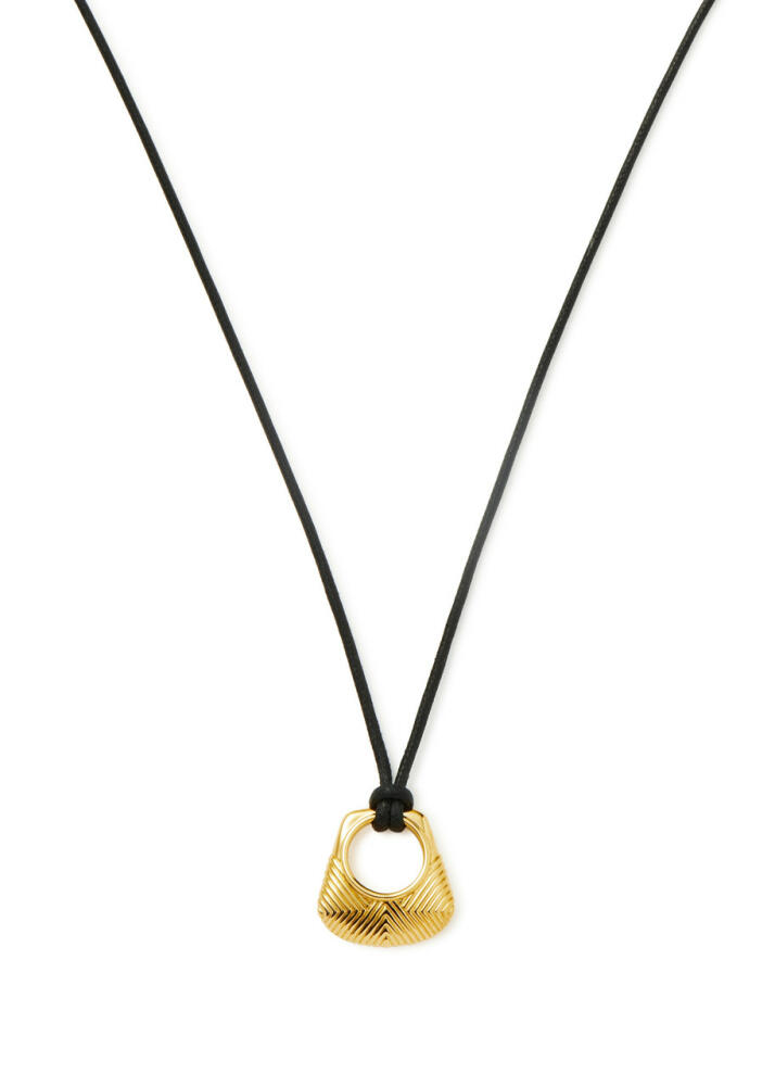 Missoma Hera Ridge Cord Necklace - Gold Cover