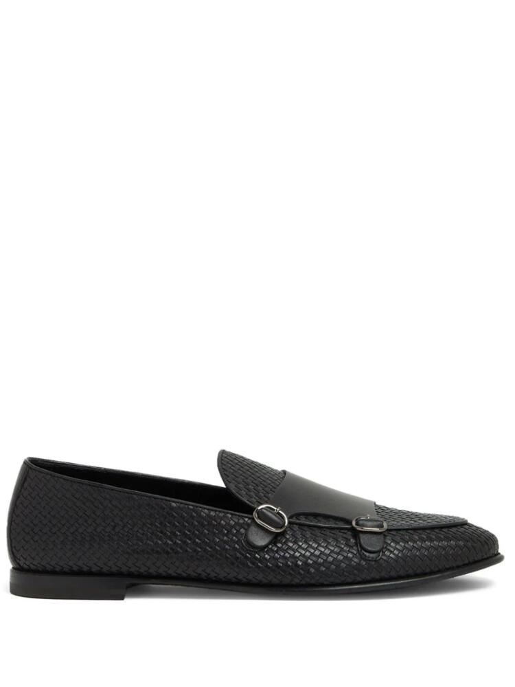 Barrett buckled leather loafers - Black Cover