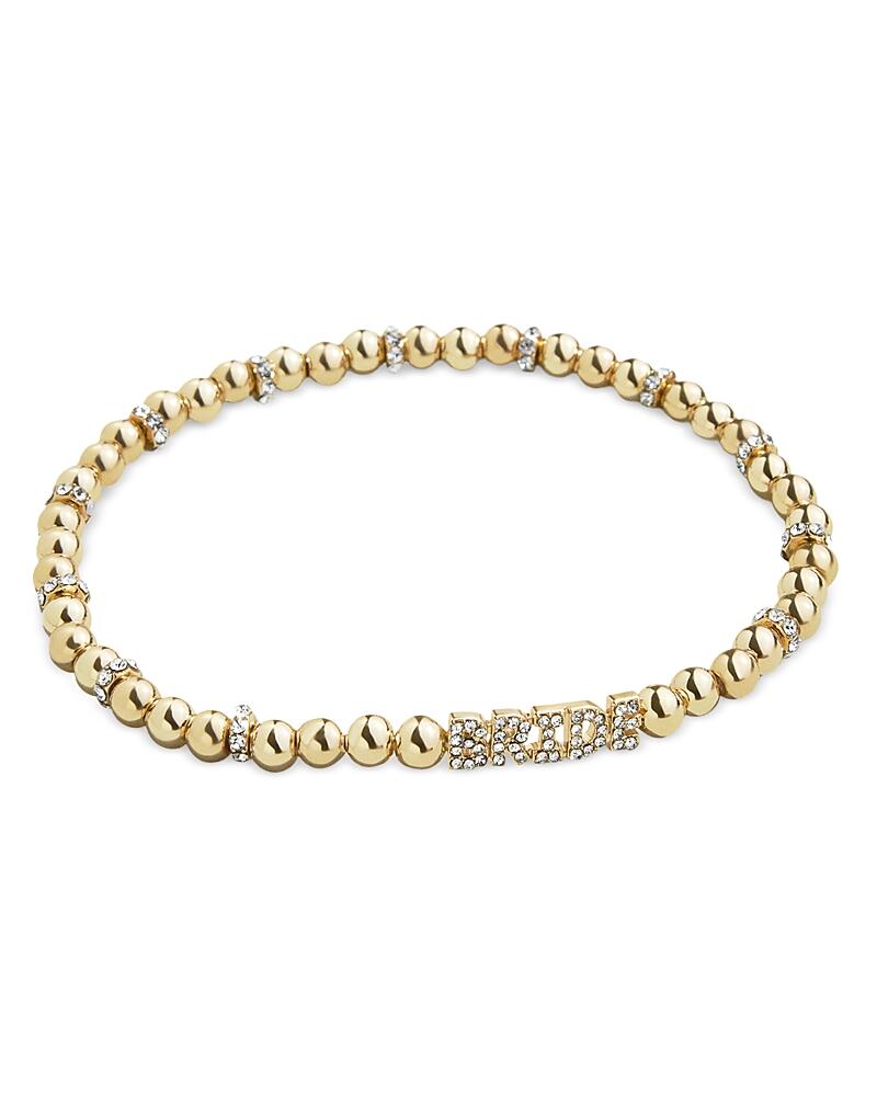 Baublebar Pisa Pave Bride Beaded Stretch Bracelet in Gold Tone Cover