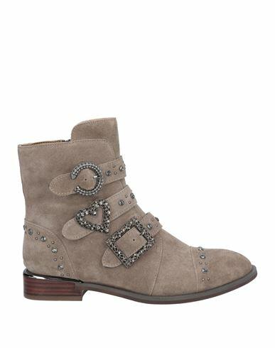 Alma En Pena. Woman Ankle boots Grey Leather Cover