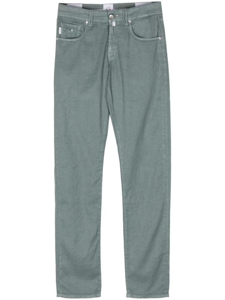 Sartoria Tramarossa mid-rise tapered trousers - Green Cover