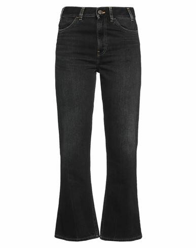 Blk Dnm Woman Jeans Steel grey Cotton Cover