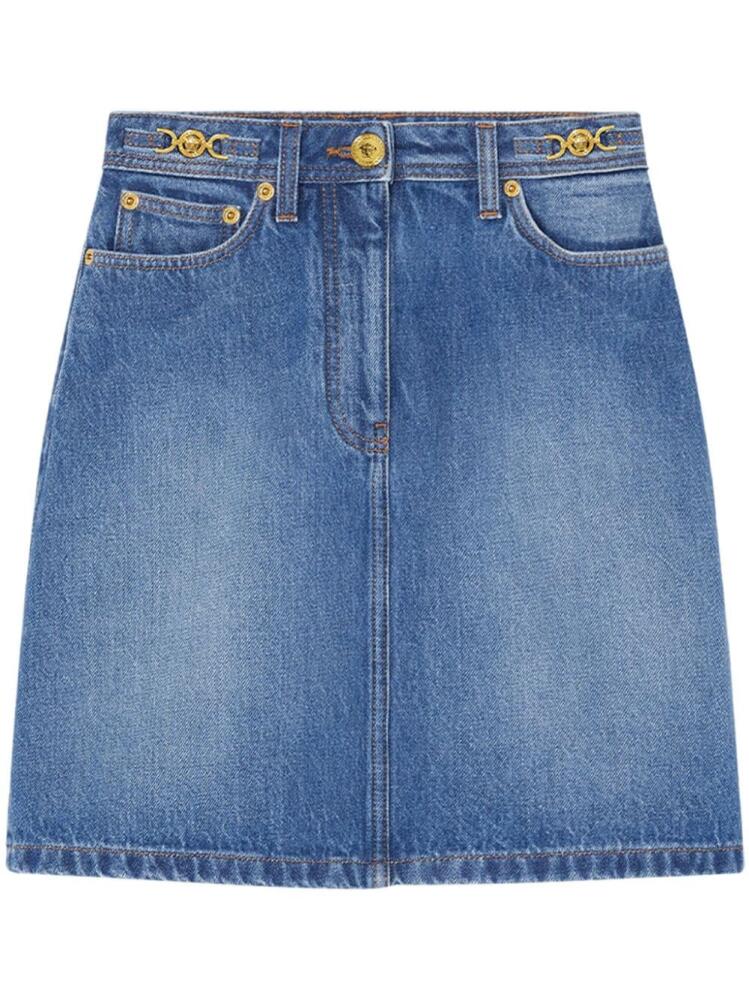 Versace A-line denim mini skirt - Blue Cover