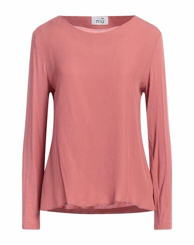 Niū Woman Top Pastel pink Acetate, Silk, Modal, Elastane Cover