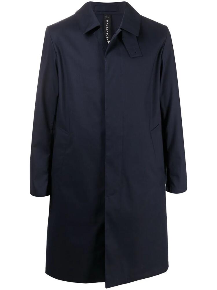 Mackintosh MANCHESTER RAINTEC three-quarter coat - Blue Cover