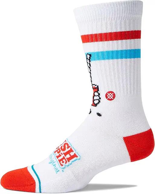 Stance Slush Puppie (White) Crew Cut Socks Shoes Cover