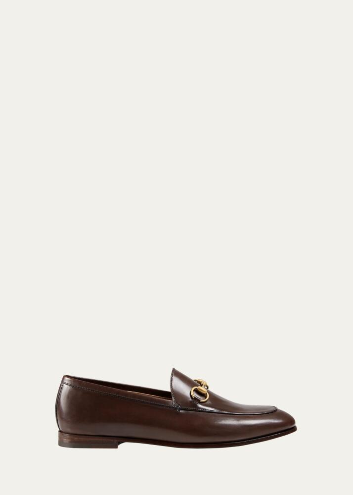 Gucci Jordaan Leather Bit Loafers Cover