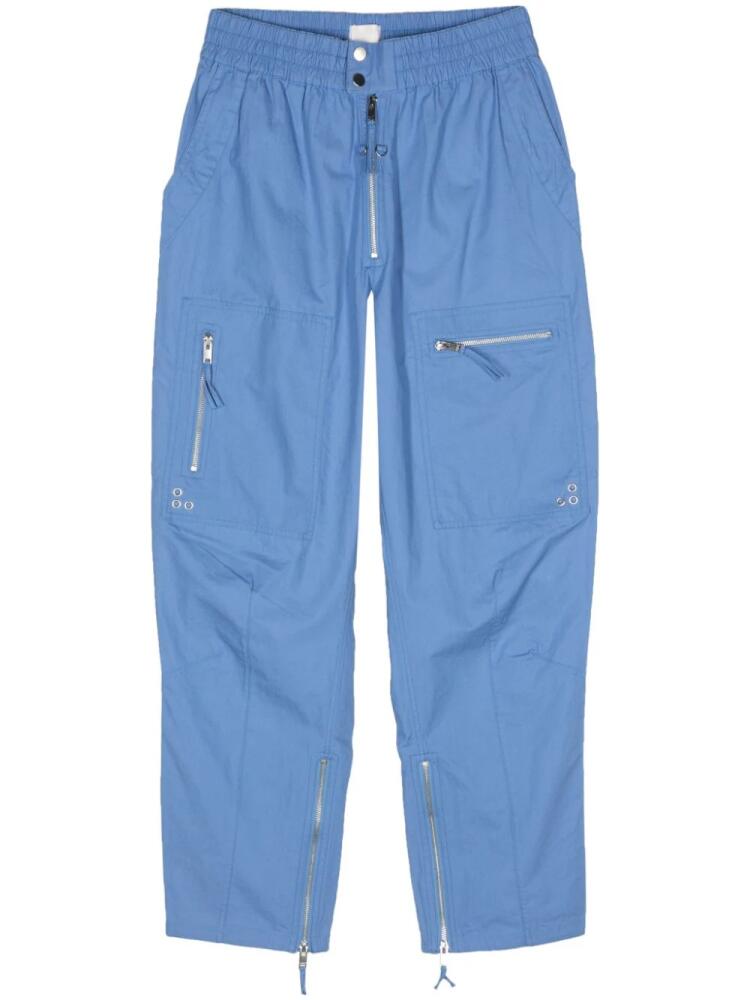 MARANT Niels straight-leg cargo pants - Blue Cover