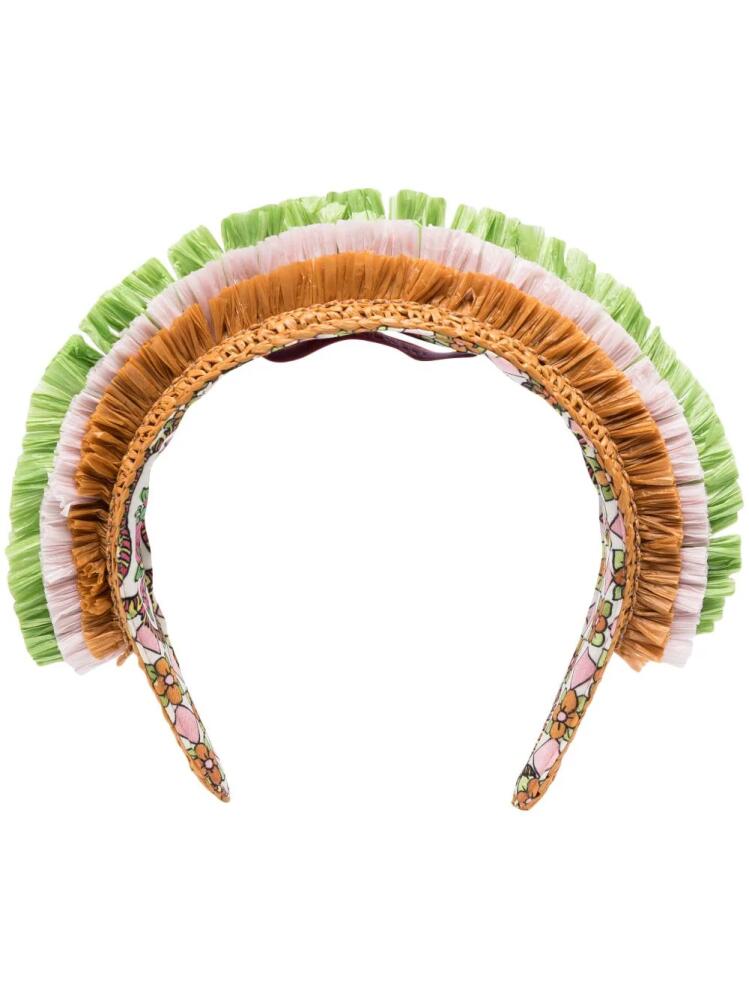 La DoubleJ Halo raffia hairband - Neutrals Cover