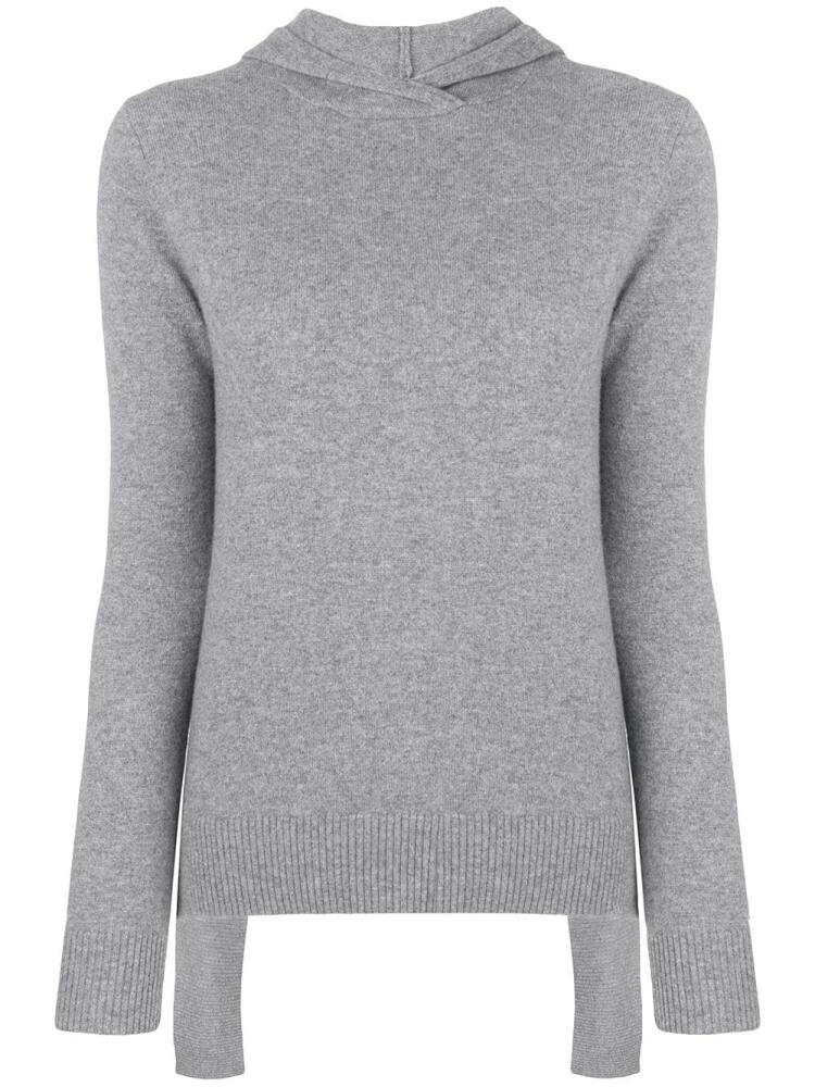 Cashmere In Love Mabel hooded jumper - Grey Cover