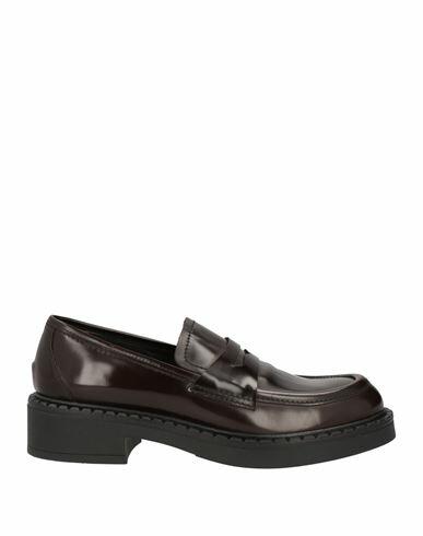 Guglielmo Rotta Woman Loafers Dark brown Calfskin Cover