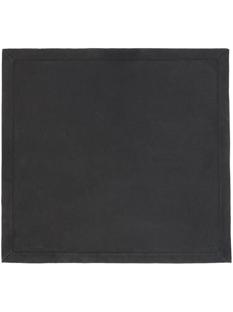 Victoria Beckham logo-debossed leather scarf - Black Cover