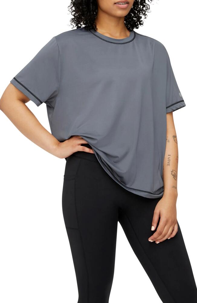 TomboyX Chill Oversize T-Shirt in Smoke Cover