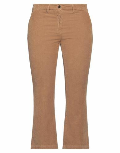 Briglia 1949 Woman Pants Camel Cotton, Lyocell, Elastane Cover