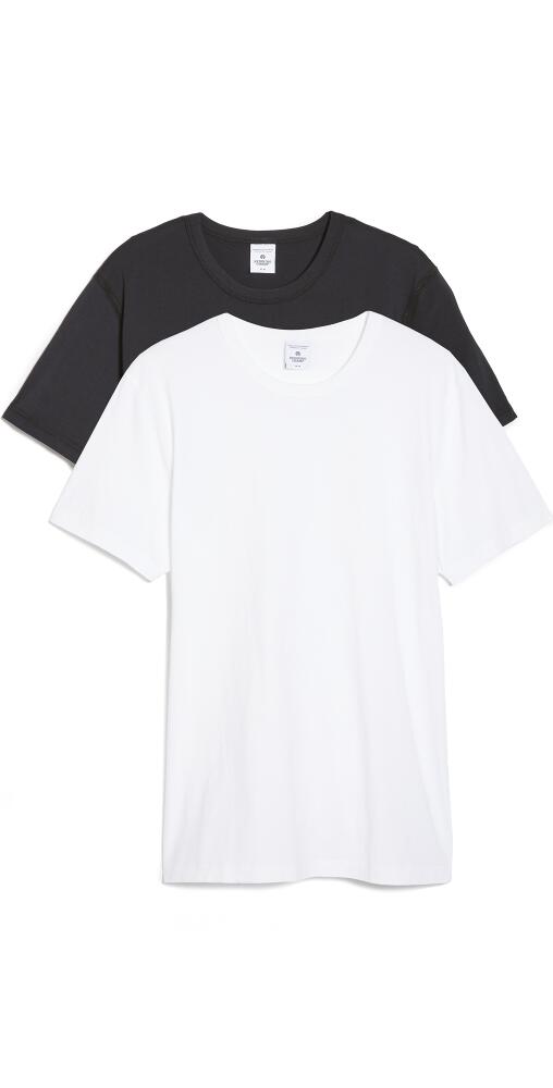 Reigning Champ Lightweight Jersey T-Shirt 2 Pack White/Black Cover