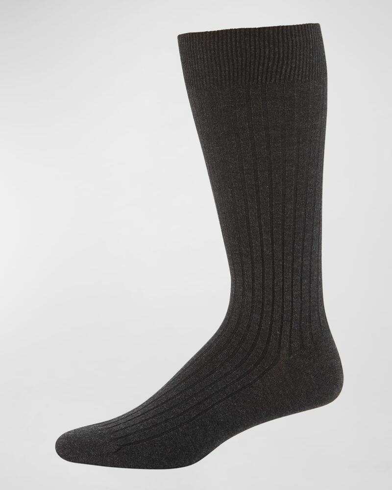 Neiman Marcus Core-Spun Socks, Crew Cover