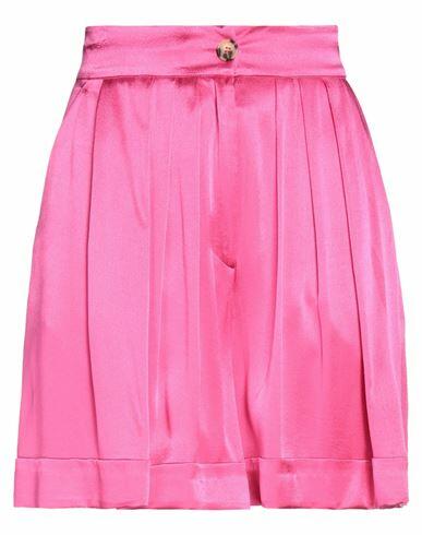 Solotre Woman Shorts & Bermuda Shorts Fuchsia Viscose Cover