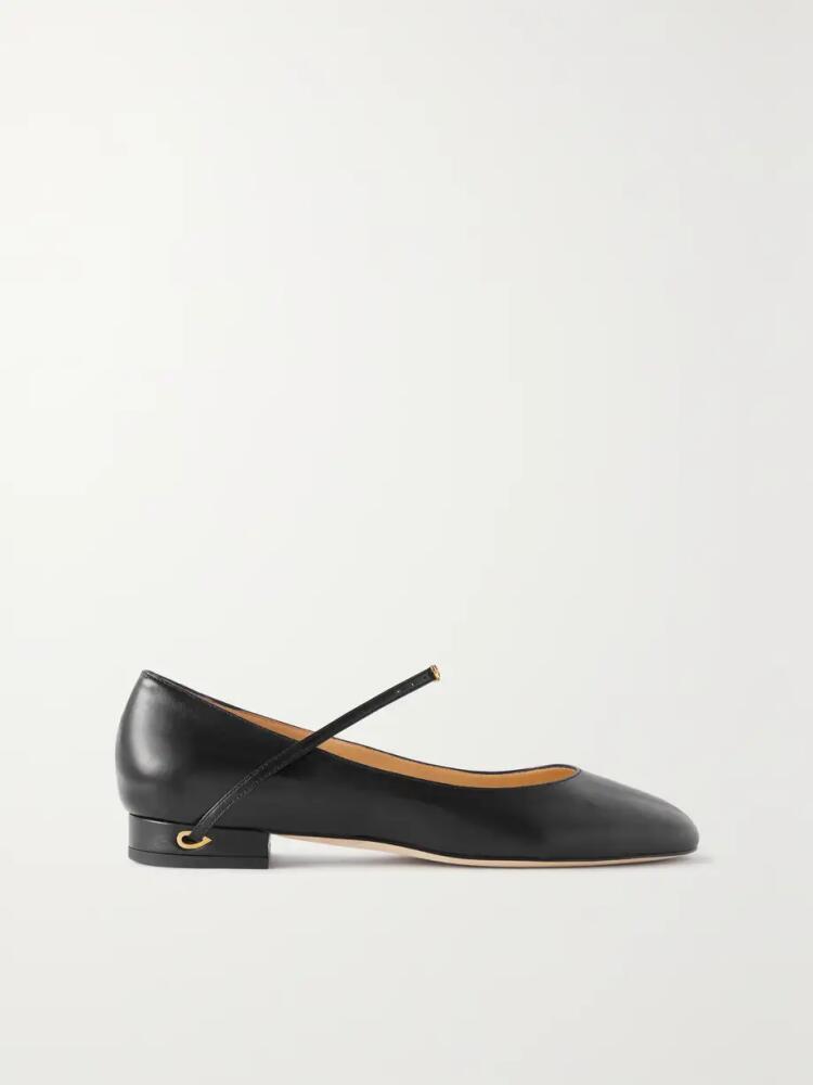 Jennifer Chamandi - Paolo 20 Leather Ballet Flats - Black Cover