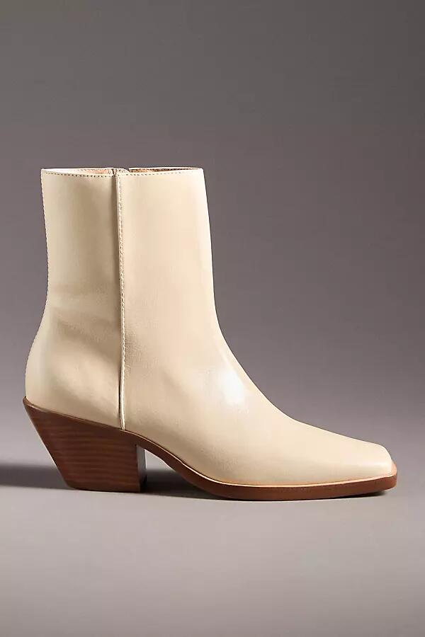 By Anthropologie Square-Toe Ankle Boots Cover