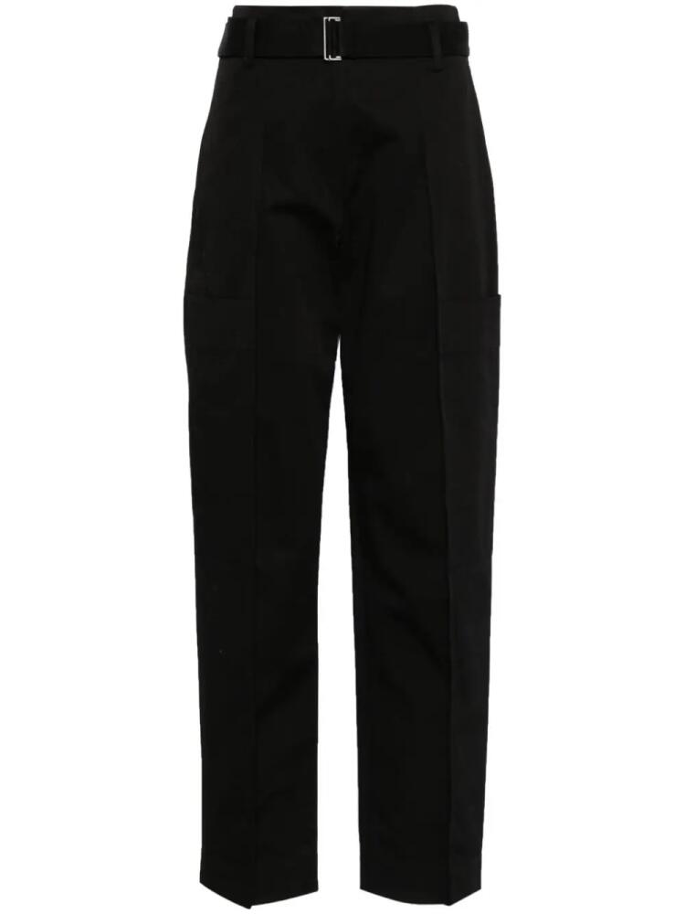 LVIR cotton belted trousers - Black Cover