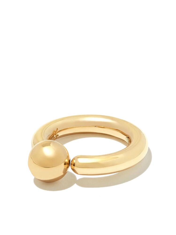 Lauren Rubinski 14kt yellow gold 1 Ball ring Cover