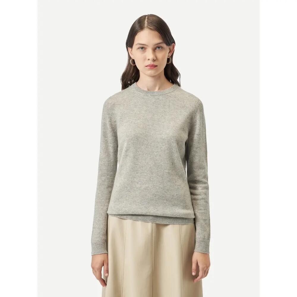 Gobi Cashmere Crew Neck Sweater in Dawn Blue Cover