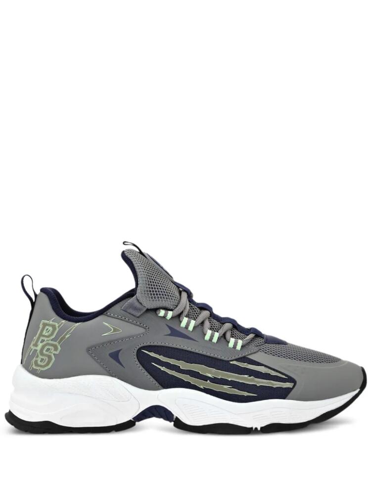 Plein Sport Lo-Top logo-print sneakers - Grey Cover