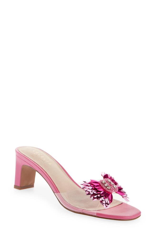 Cecelia New York Angel Sandal in Pink Cover