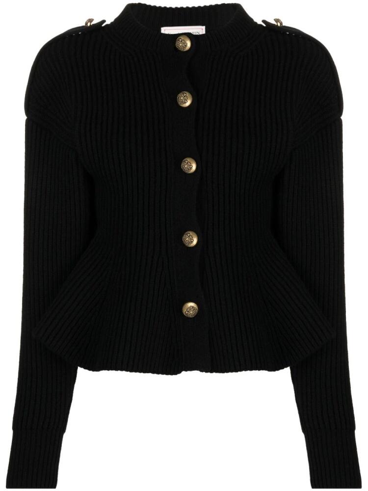 Alexander McQueen wool-blend cardigan - Black Cover