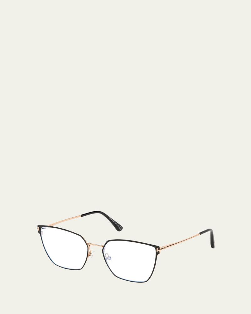 TOM FORD Metal Cat-Eye Optical Frames Cover