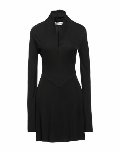 Trussardi Woman Mini dress Black Viscose, Elastane Cover