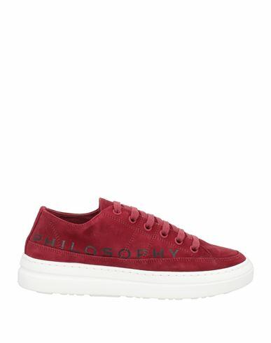 Philosophy Di Lorenzo Serafini Woman Sneakers Garnet Soft Leather Cover