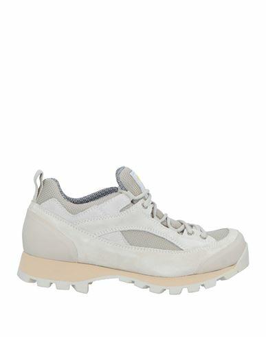 Diemme Woman Sneakers Light grey Leather, Textile fibers Cover