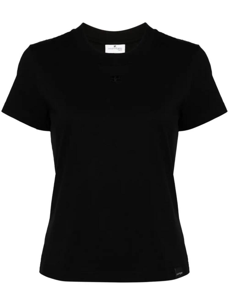 Courrèges AC cotton T-shirt - Black Cover