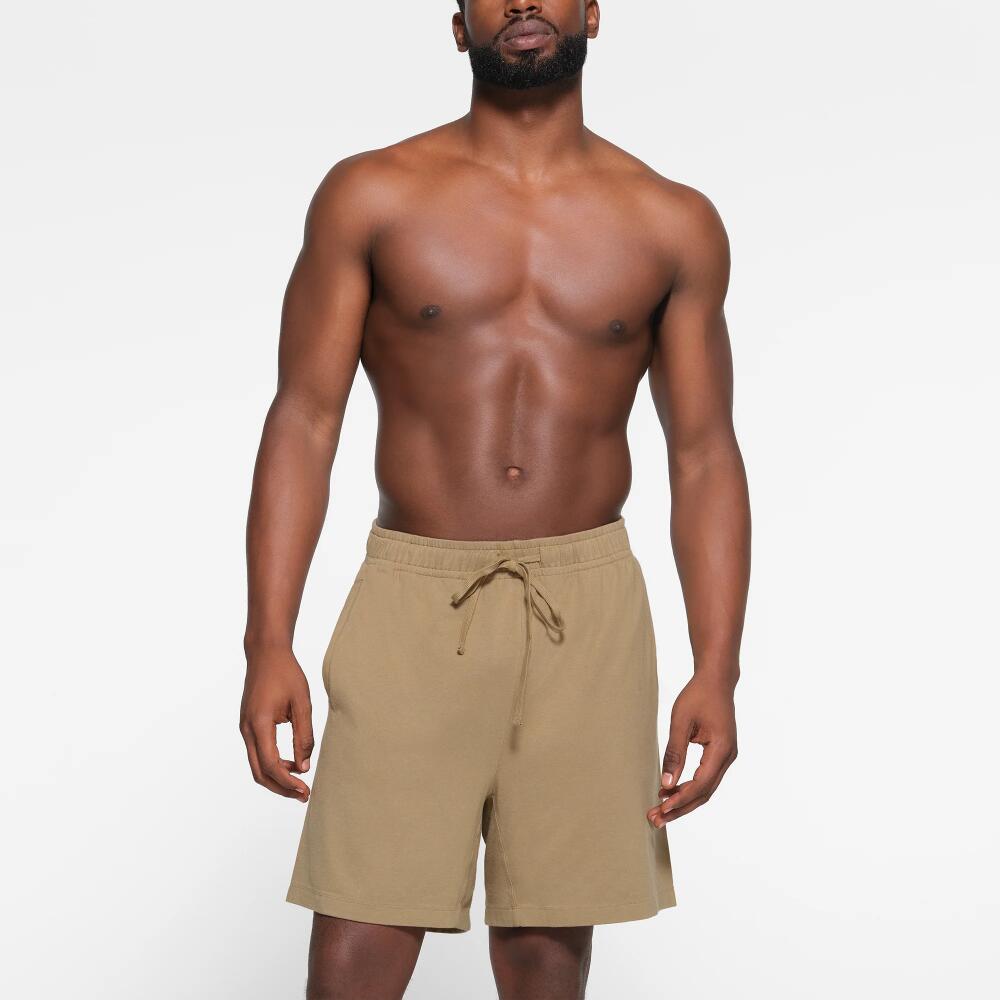 SKIMS Mens Relaxed Short | Green | Large | Jersey Lounge Cover