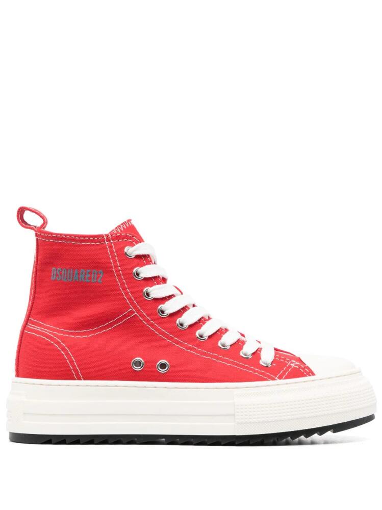 DSQUARED2 Berlin high-top platform sneakers Cover